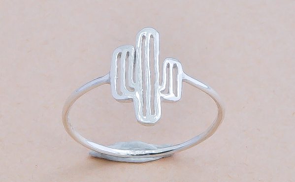 ANILLO PLATA CACTUS