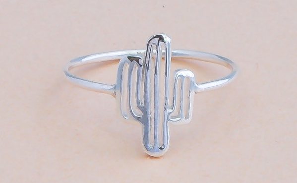 ANILLO PLATA CACTUS